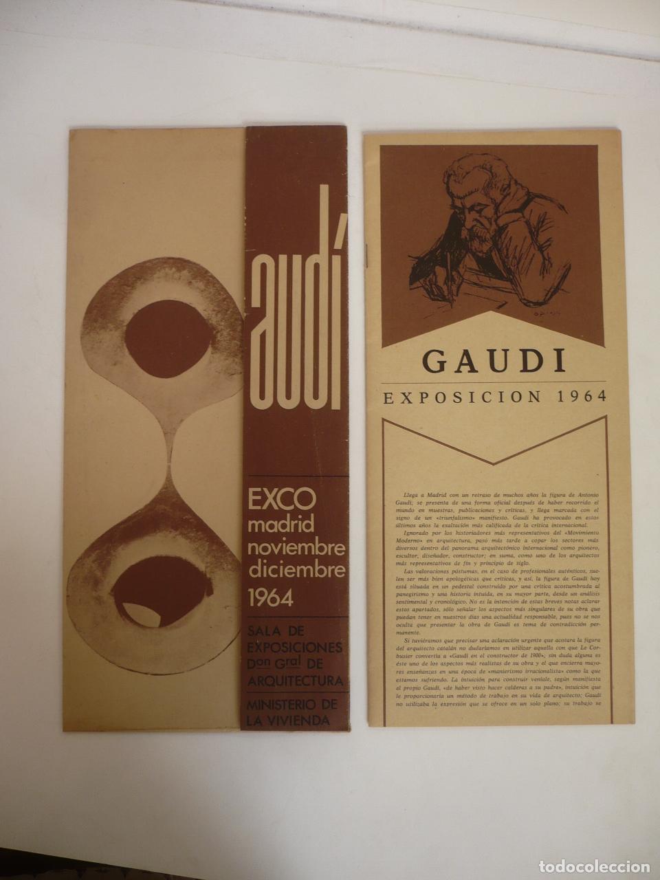Libros: GAUDI. EXPOSICI&Oacute;N 1964. - Foto 1