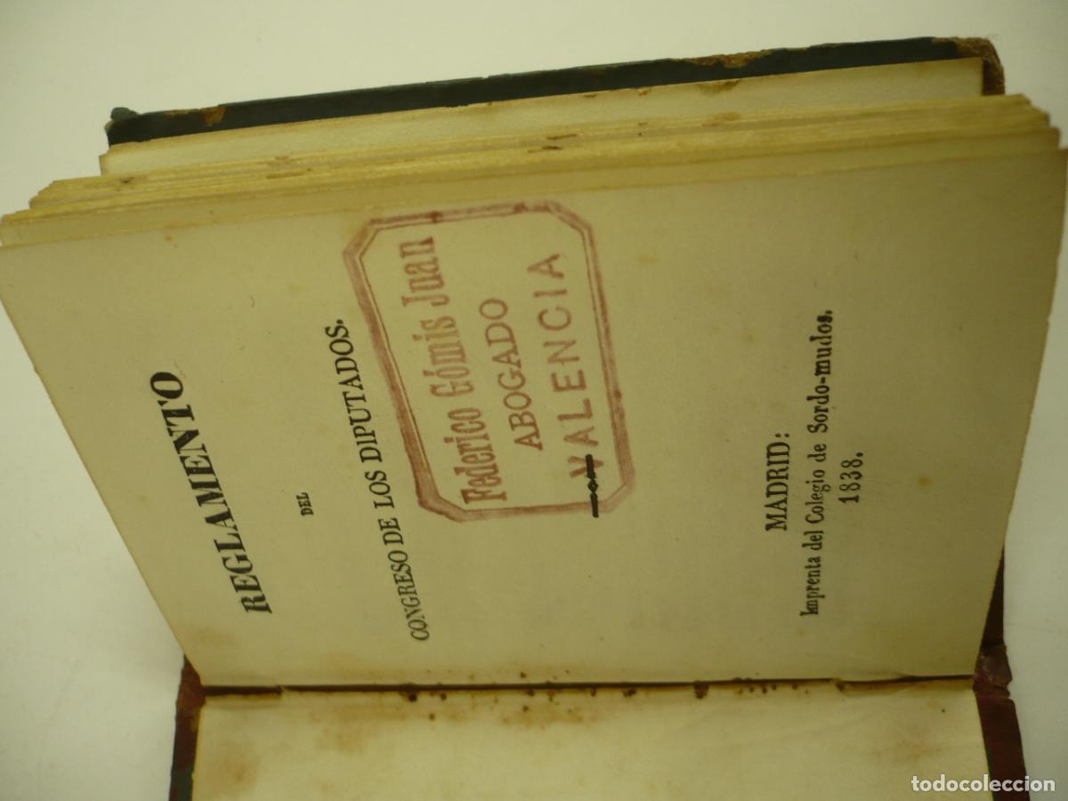 Libros: REGLAMENTO DEL CONGRESO DE LOS DIPUTADOS. - Foto 2