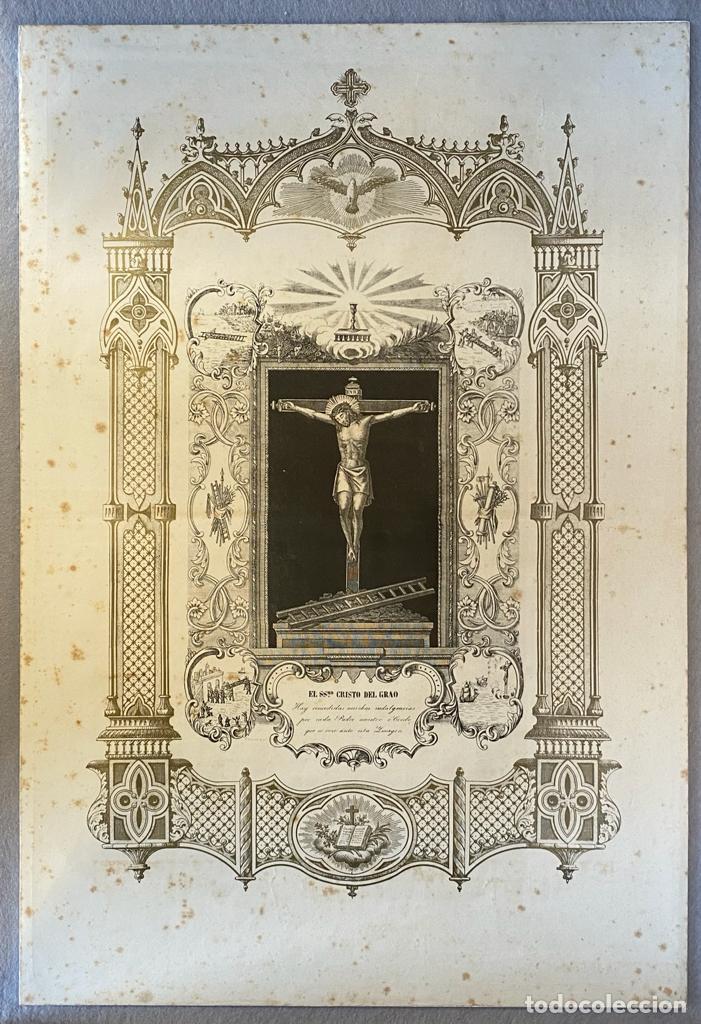 Libros: LITOGRAF&Iacute;A. EL Ssmo. CRISTO DEL GRAO. - Foto 1
