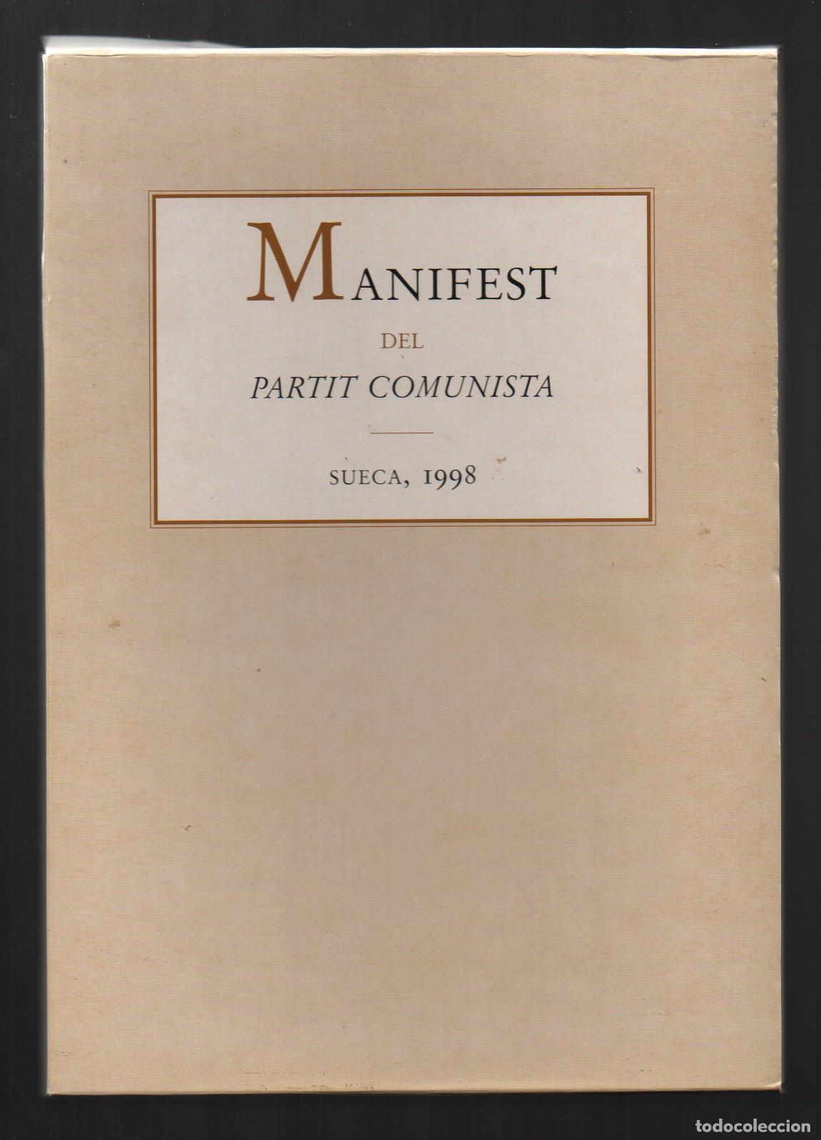Libros: MANIFEST DEL PARTIT COMUNISTA. - MARX, CARL; ENGELS, FRIEDRICH. - Foto 1