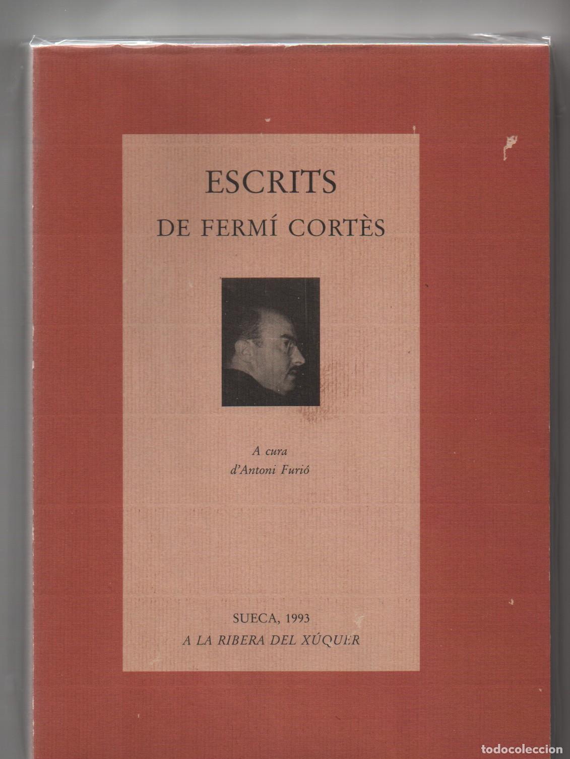 Libros: ESCRITS. - CORT&Eacute;S, FERM&Iacute;. - Foto 1