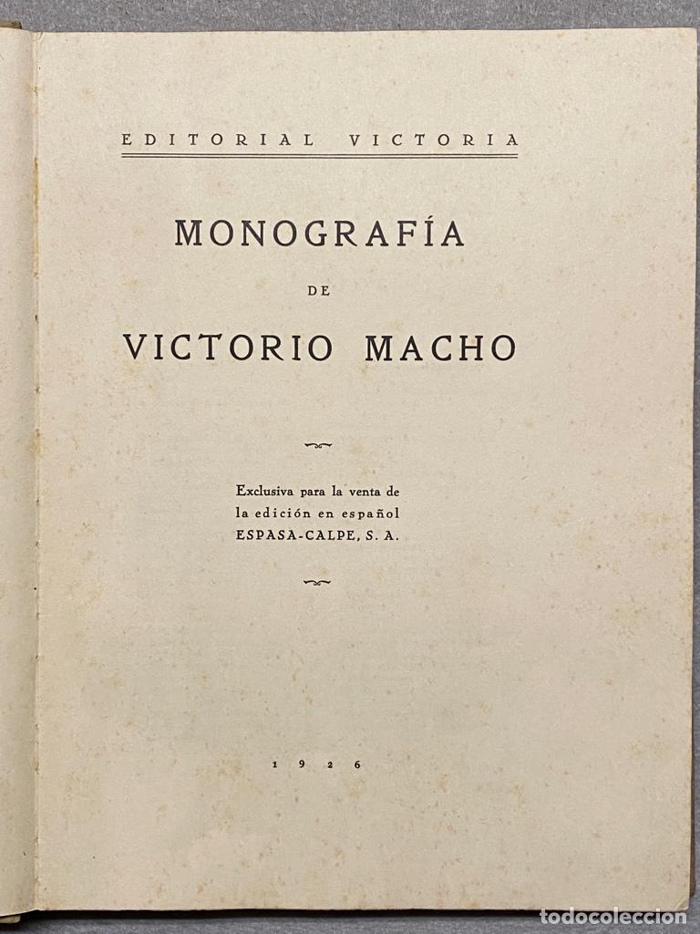 Libros: MONOGRAF&Iacute;A DE VICTORIO MACHO. - ENCINA, JUAN DE LA. - Foto 2