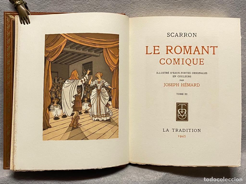 Libros: LE ROMANT COMIQUE 3 VOL. - SCARRON. - Foto 3