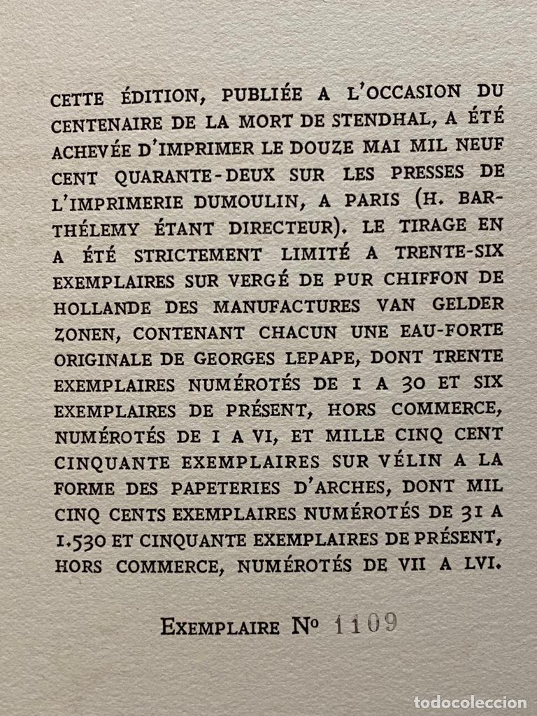 Libros: LABBESSE DE CASTRO Chronique itallianne. - STENDHAL. - Foto 3