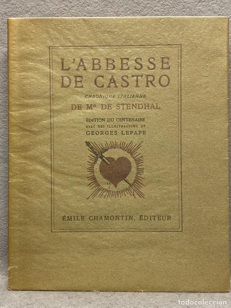 Libros: LABBESSE DE CASTRO Chronique itallianne. - STENDHAL. - Foto 4