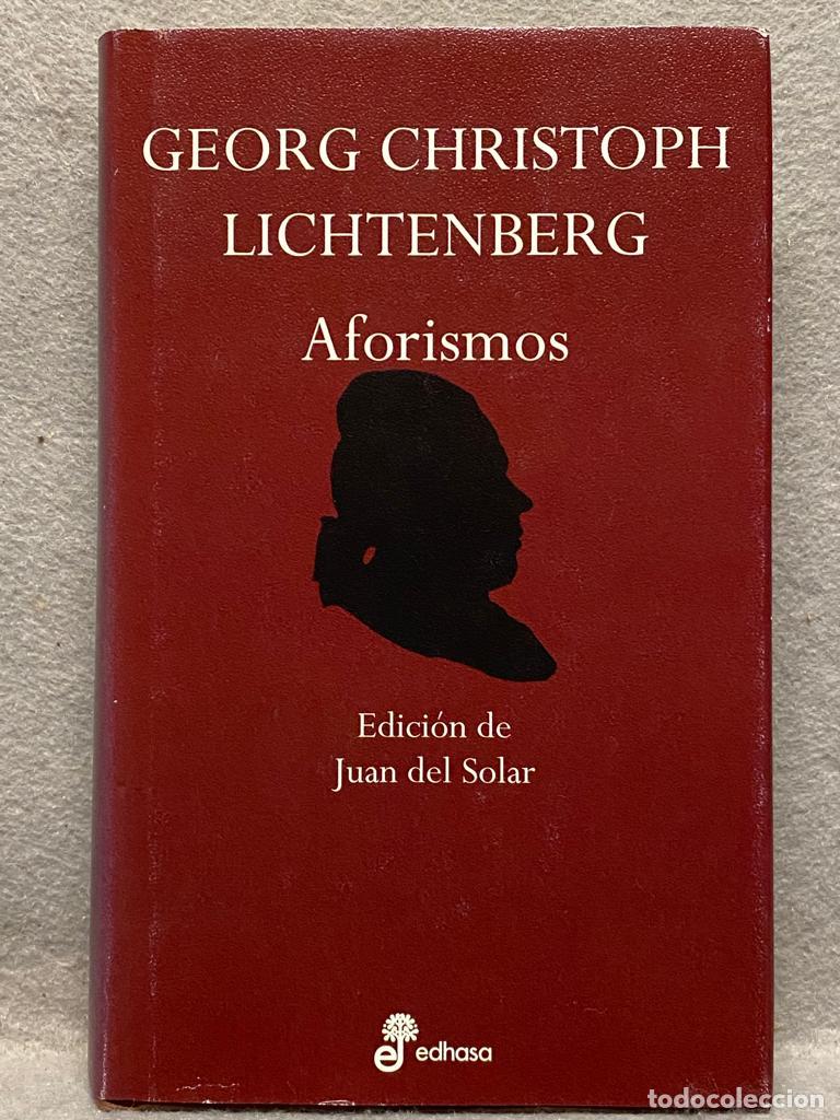 Libros: AFORISMOS. - LICHTENBERG, GEORG CHRISTOPH. - Foto 1