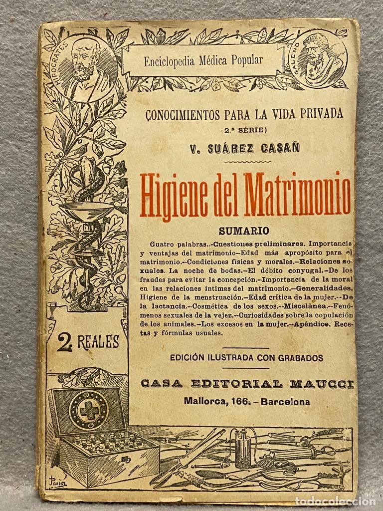 Libros: HIGIENE DEL MATRIMONIO. - DR. SUAREZ CASAN, V. - Foto 1