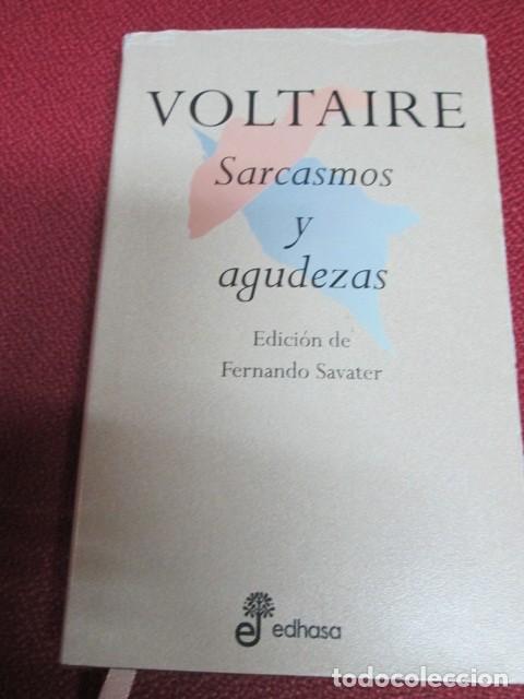 Libros: VOLTAIRE, SARCASMOS Y AGUDEZAS - FERNANDO SABATER - Foto 1
