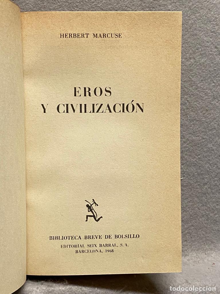 Libros: EROS Y CIVILIZACI&Oacute;N. - MARCUSE, HERBERT. - Foto 1