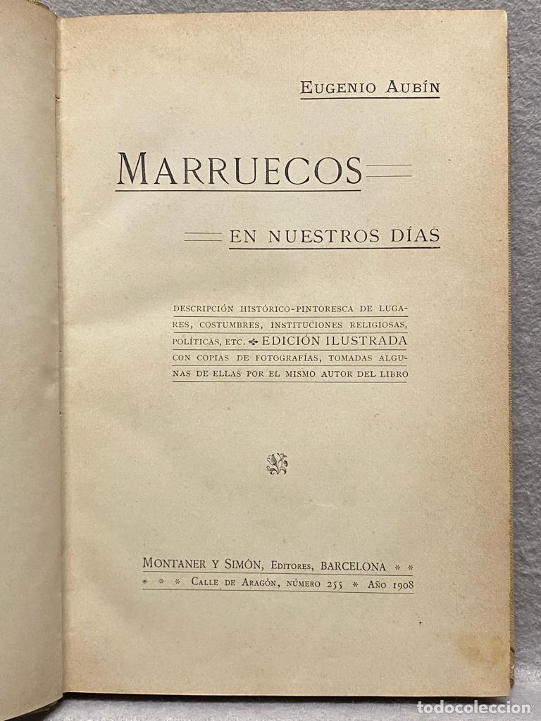 Libros: MARRUECOS EN NUESTRO D&Iacute;AS. - AUB&Iacute;N, EUGENIO. - Foto 2