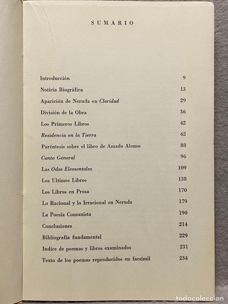 Libros: PABLO NERUDA. - SILVA CASTRO, RA&Uacute;L.. - Foto 3