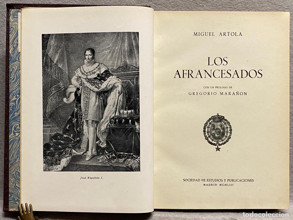 Libros: LOS AFRANCESADOS. - ARTOLA, MIGUEL. - Foto 1