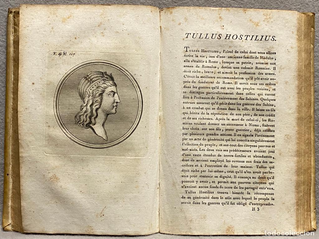 Libros: VIES DES HOMMES ILLUSTRES. 4 tomos. - PLUTARQUE. - Foto 4