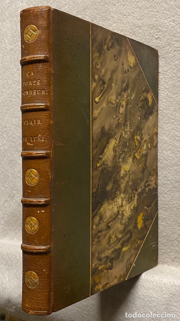 Libros: &Ccedil;A PORT&Egrave; BONHEUR; CLAIR DE LUNE. - SAINT-M&Ograve;R, GUY DE. - Foto 3
