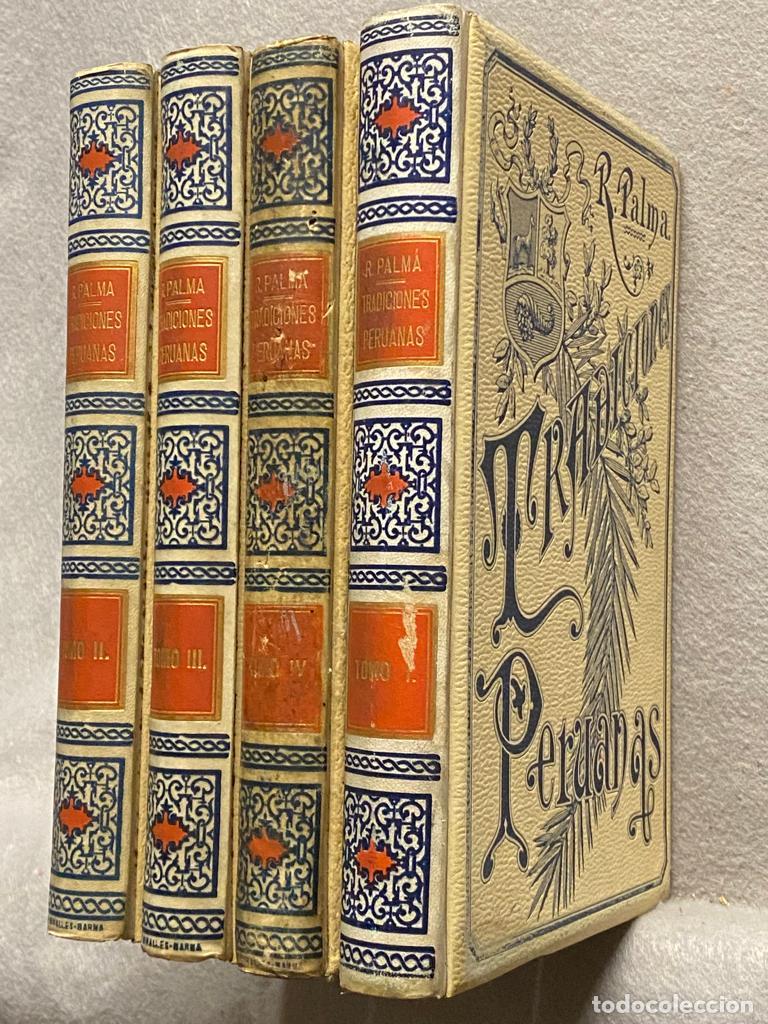 Libros: TRADICIONES PERUANAS. 4 vol. - PALMA, RICARDO. - Foto 4
