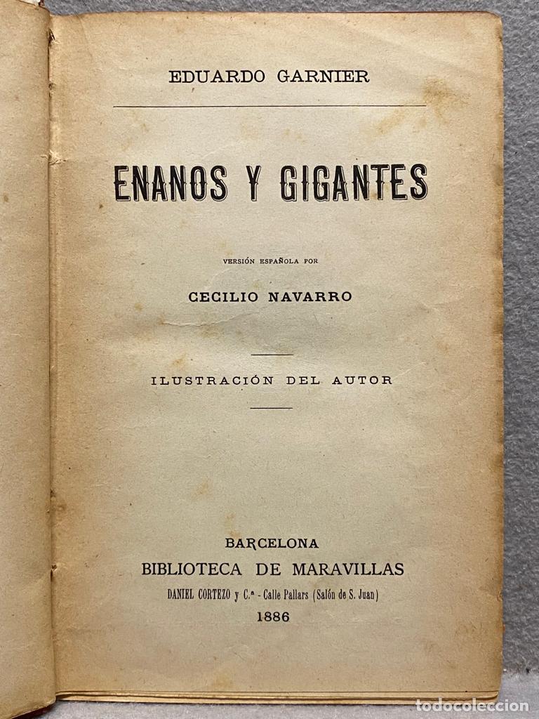 Libros: ENANOS Y GIGANTES. - GARNIER, EDUARDO. - Foto 4