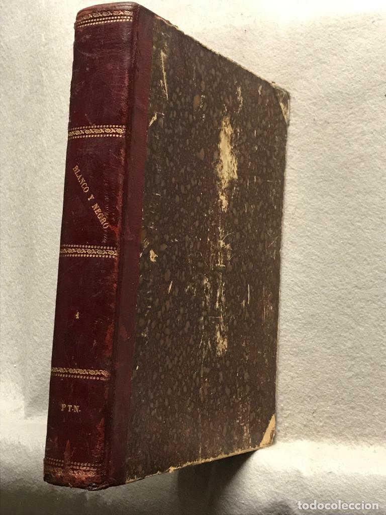 Libros: BLANCO Y NEGRO. 25 nrs. Del 11 de enero al 27 de junio de 1896. - Foto 1