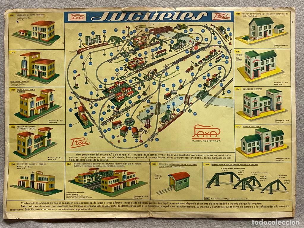 Libros: PUBLICIDAD JUGUETES PAYA. n&ordm;2. Construcciones para ferrocarriles.