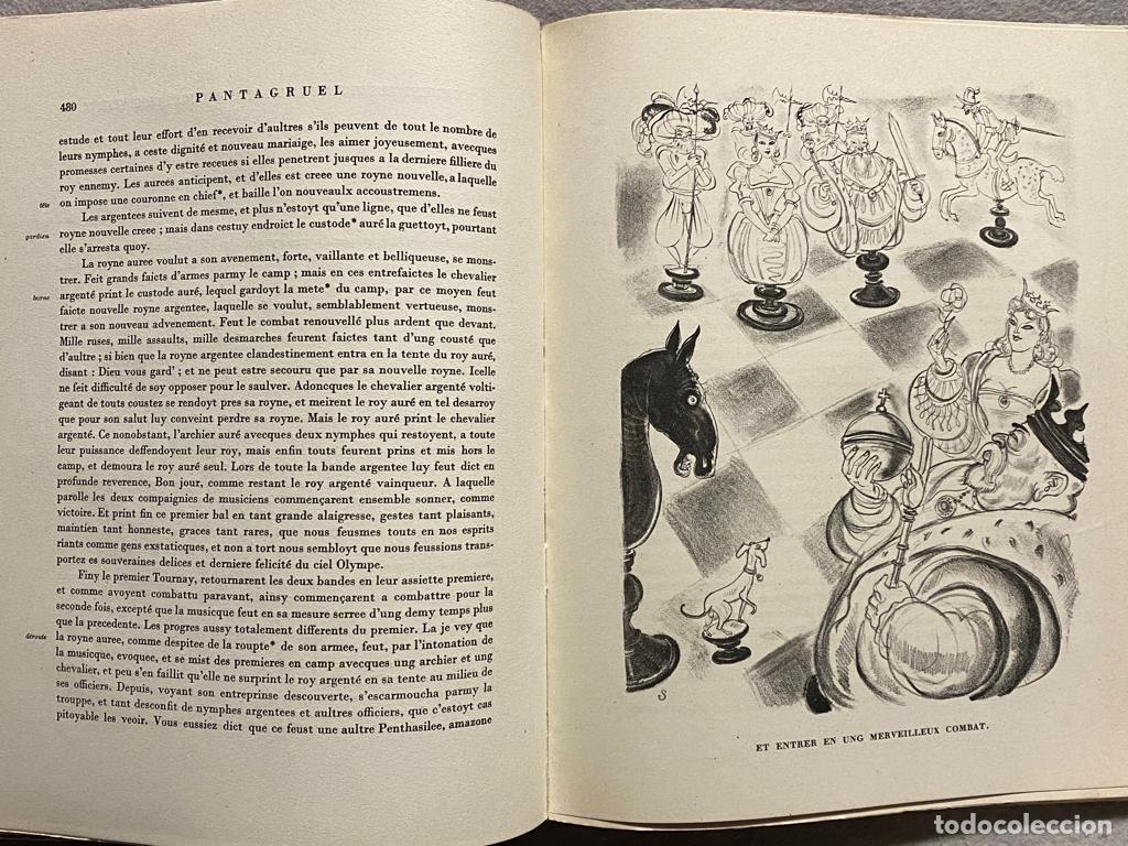 Libros: PANTAGRUEL. Lithographies de Schem. 2 vol. - RABELAIS. - Foto 7