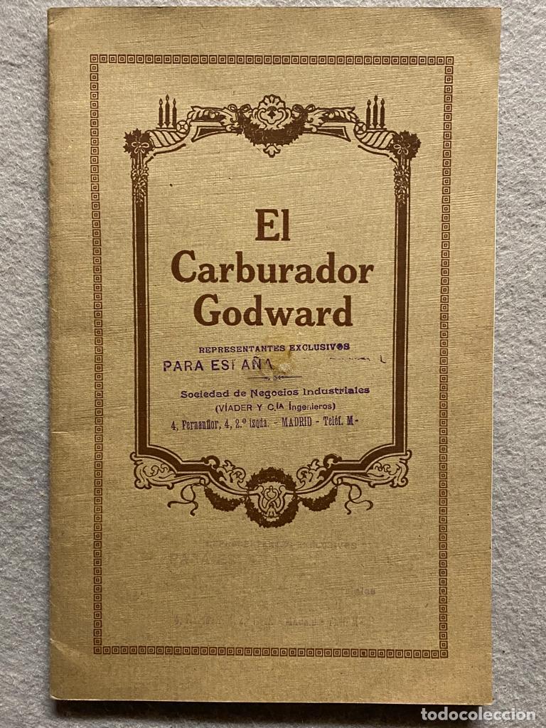 Libros: EL CARBURADOR GODWARD. Folleto. - Foto 1