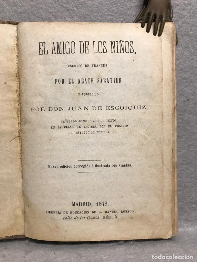Libros: EL AMIGO DE LOS NI&Ntilde;OS. - SABATIER, ABATE. - Foto 1