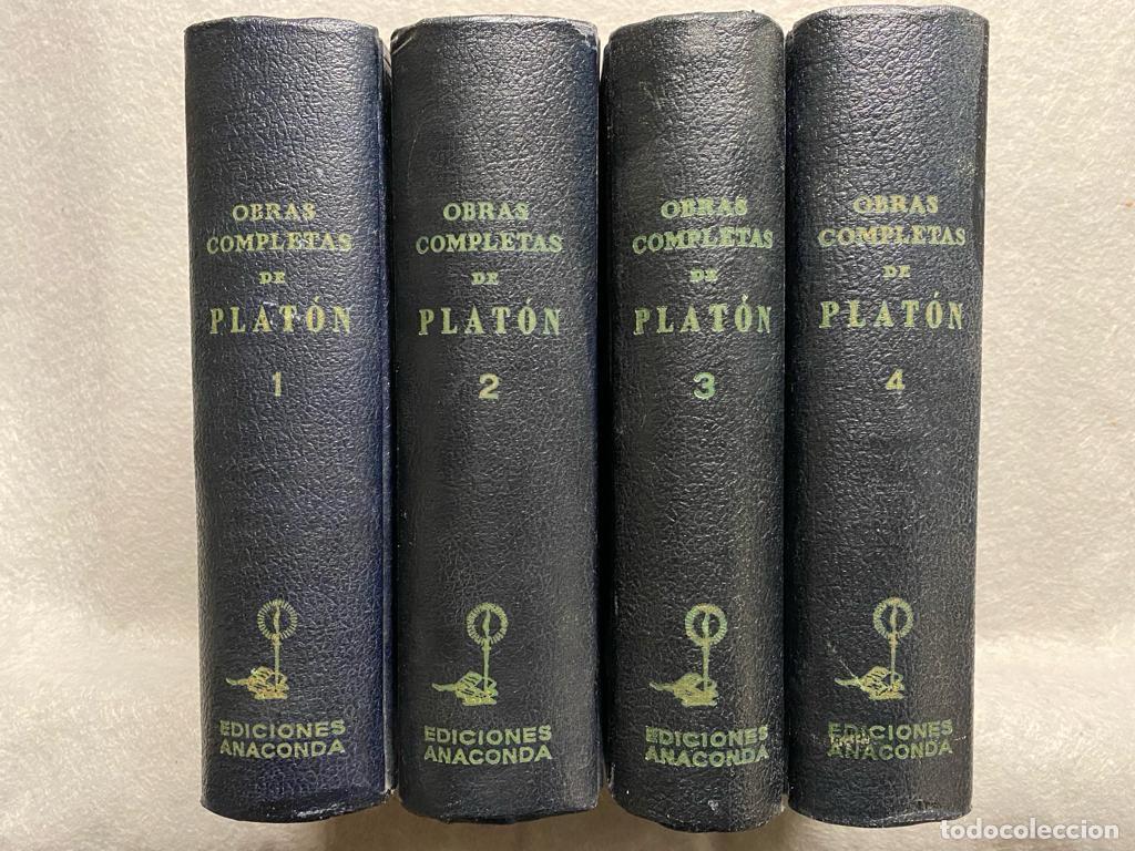 Libros: OBRAS COMPLETAS 4 VOL. - PLAT&Oacute;N. - Foto 1