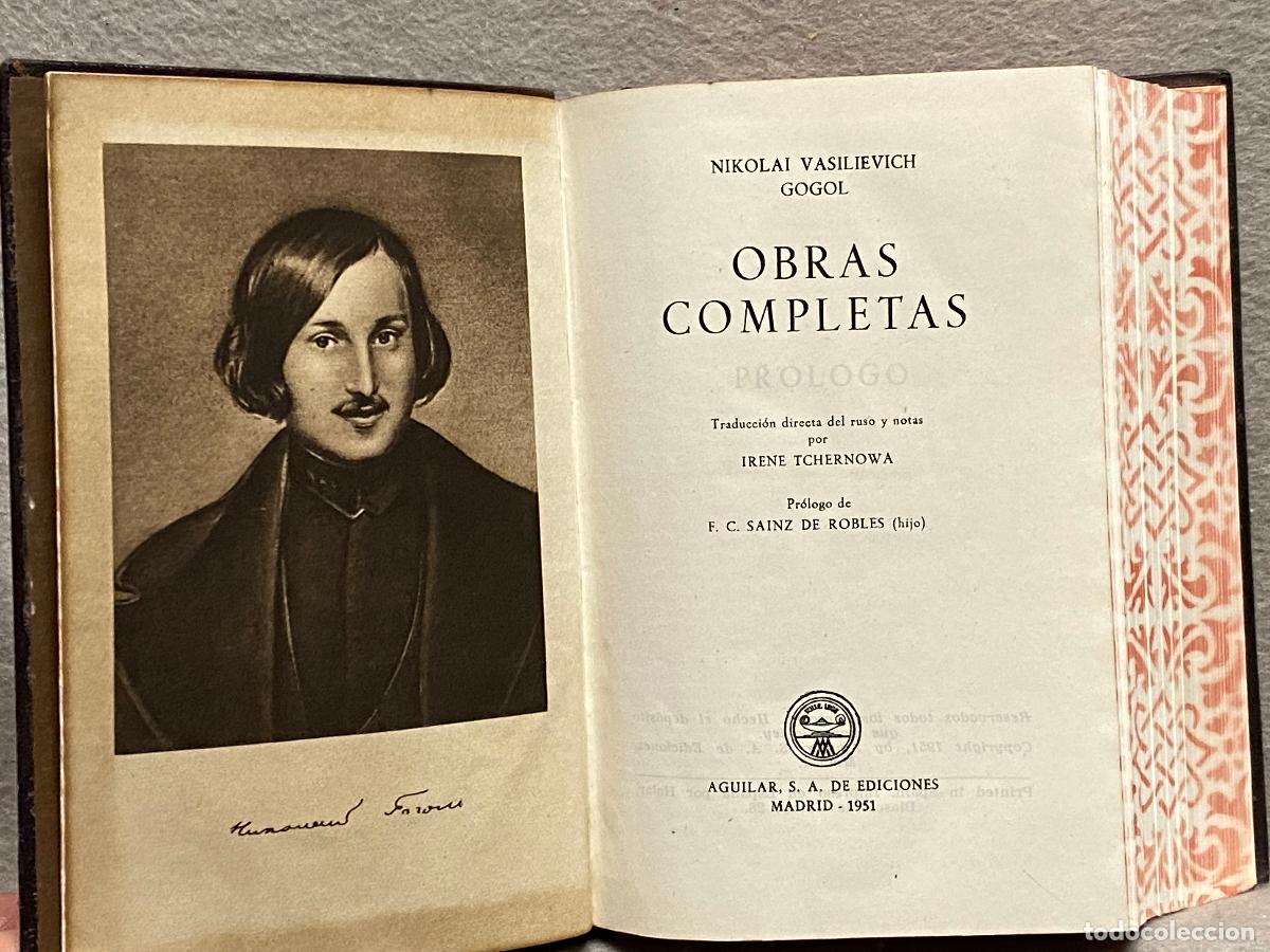 Libros: OBRAS COMPLETAS. - GOGOL, NICOLAI VASILIEVICH. - Foto 12
