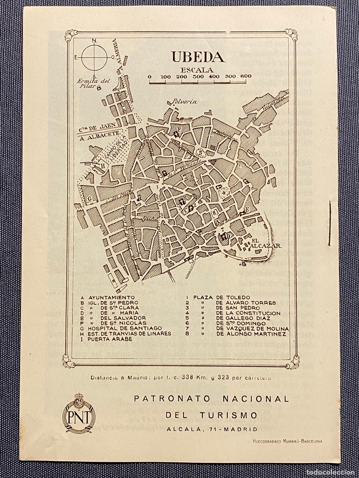 Libros: &Uacute;BEDA. Folleto publicitario. Plano de la ciudad. - Foto 4
