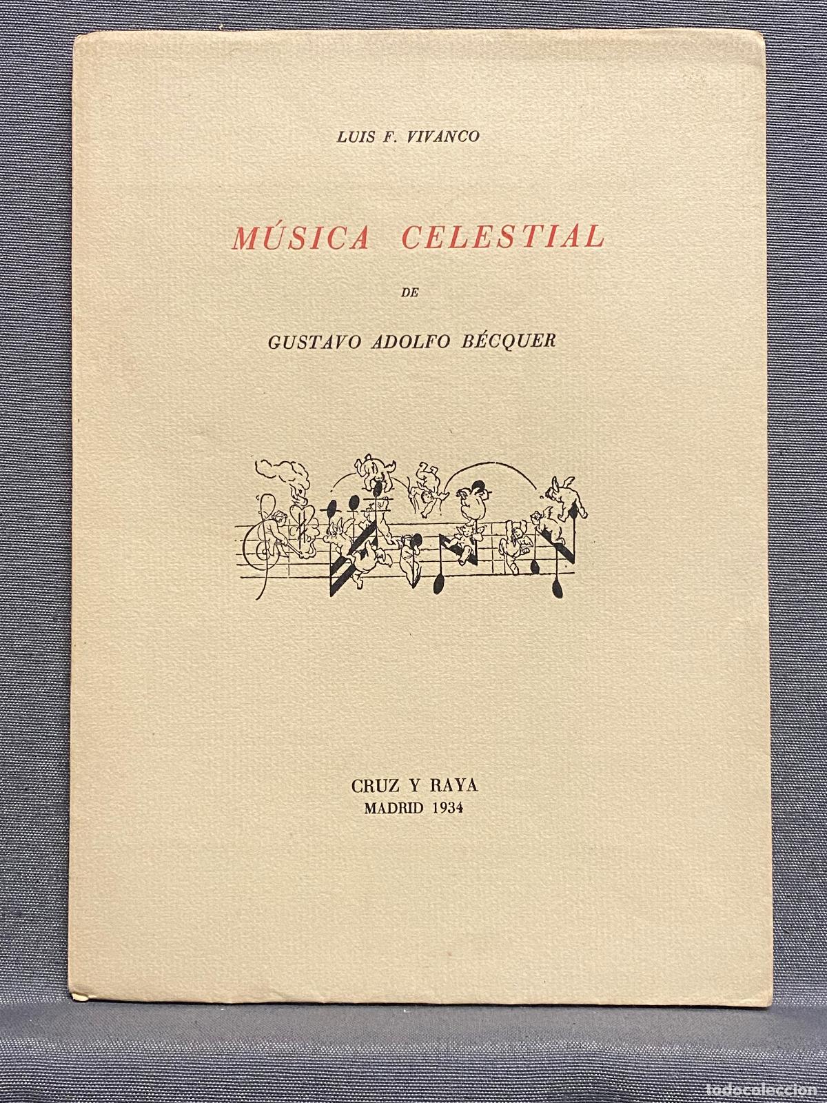 Libros: M&Uacute;SICA CELESTIAL de Gustavo Adolfo B&eacute;cquer. - VIVANCO, LUIS F. - Foto 1