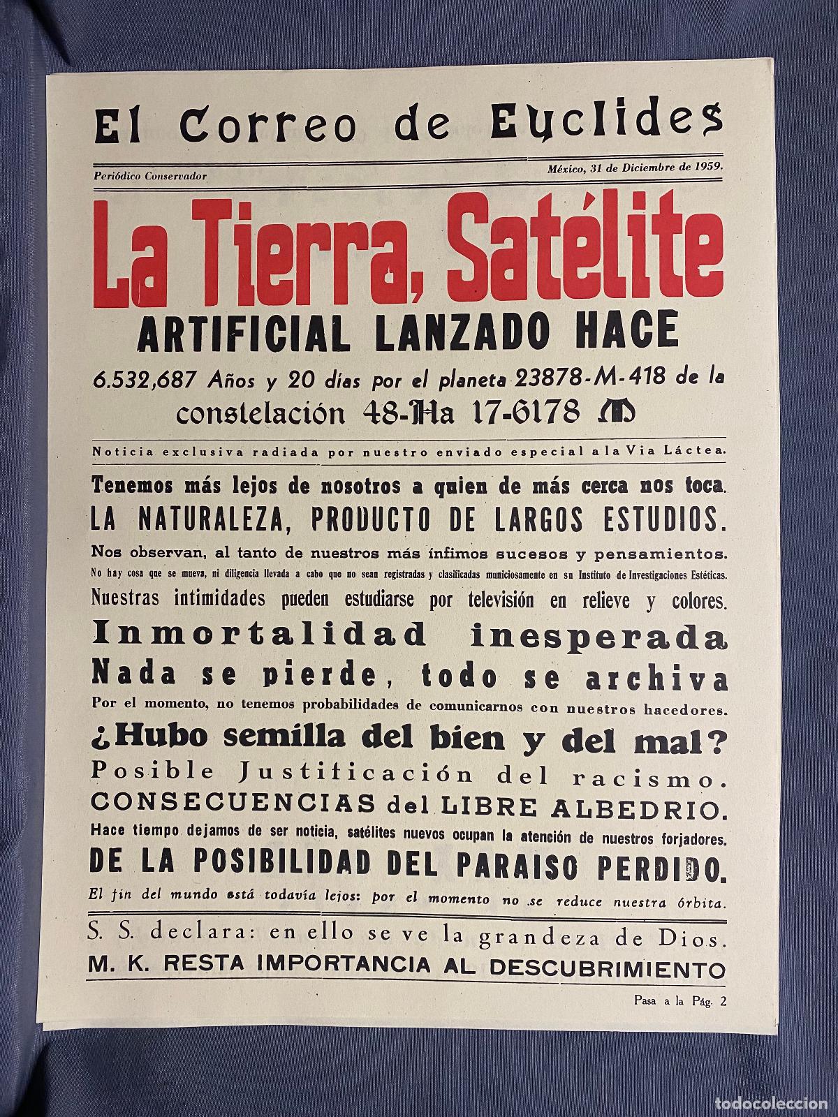 Libros: EL CORREO DE EUCL&Iacute;DES. - AUB, MAX. - Foto 6