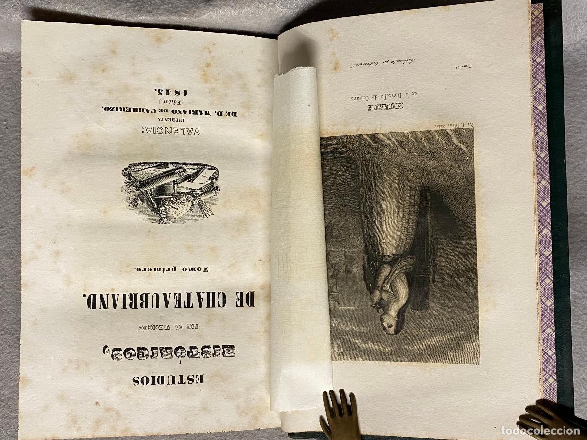 Libros: ESTUDIOS HISTORICOS. - CHATEAUBRIAND. - Foto 3