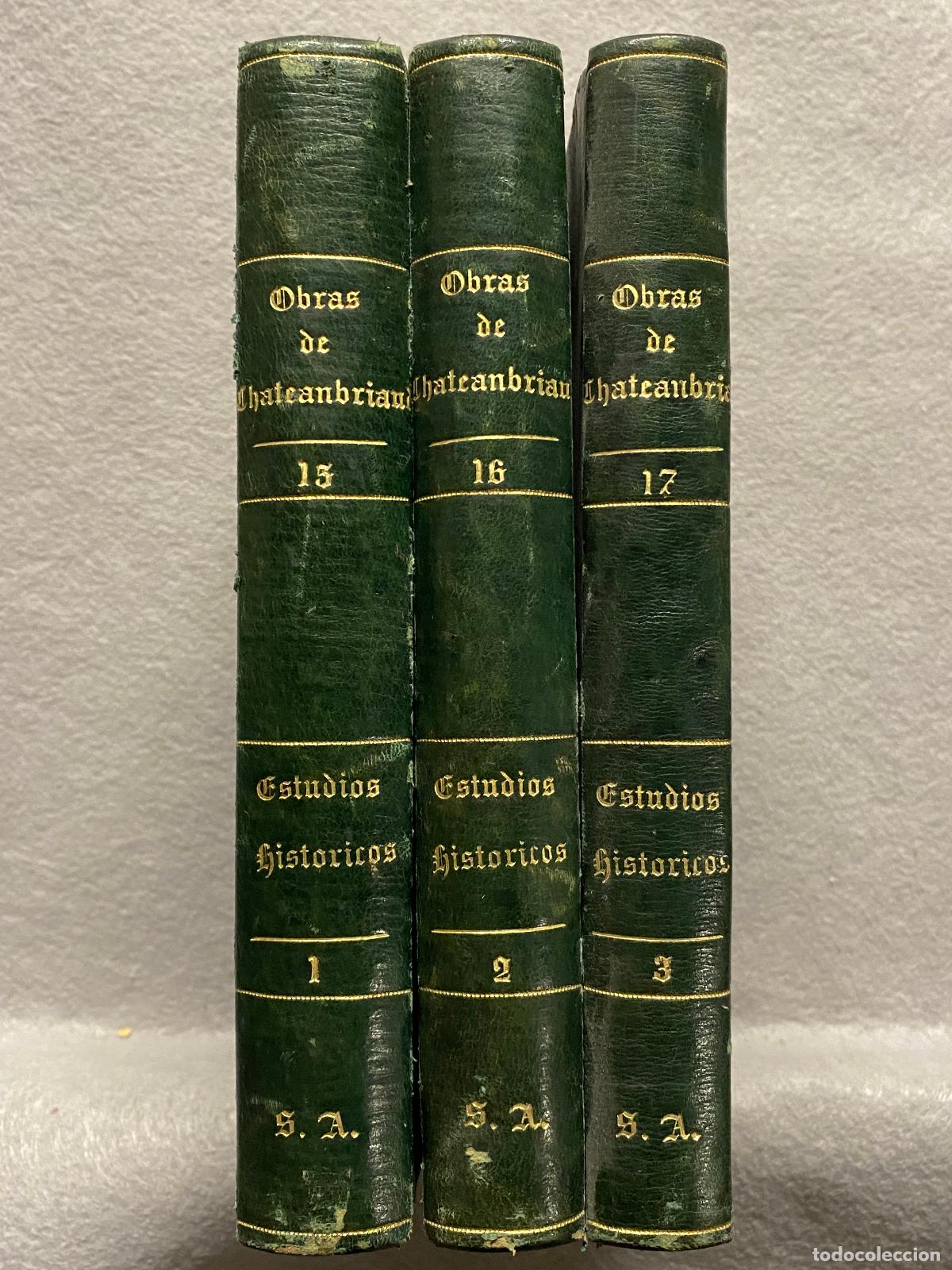 Libros: ESTUDIOS HISTORICOS. - CHATEAUBRIAND. - Foto 1