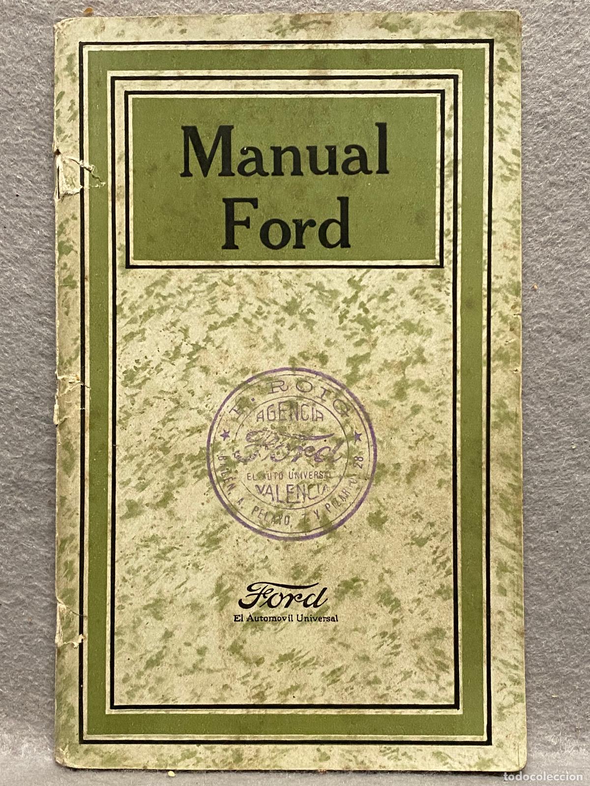 Libri di seconda mano: MANUAL FORD para uso de los propietarios y conductores de los autom&oacute;viles FORD.