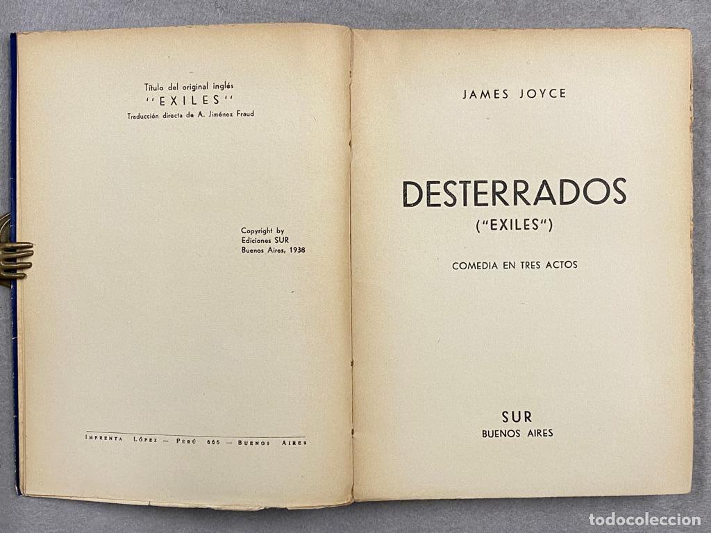Libros: DESTERRADOS (EXILES): COMEDIA EN TRES ACTOS. - JOYCE, JAMES. - Foto 4