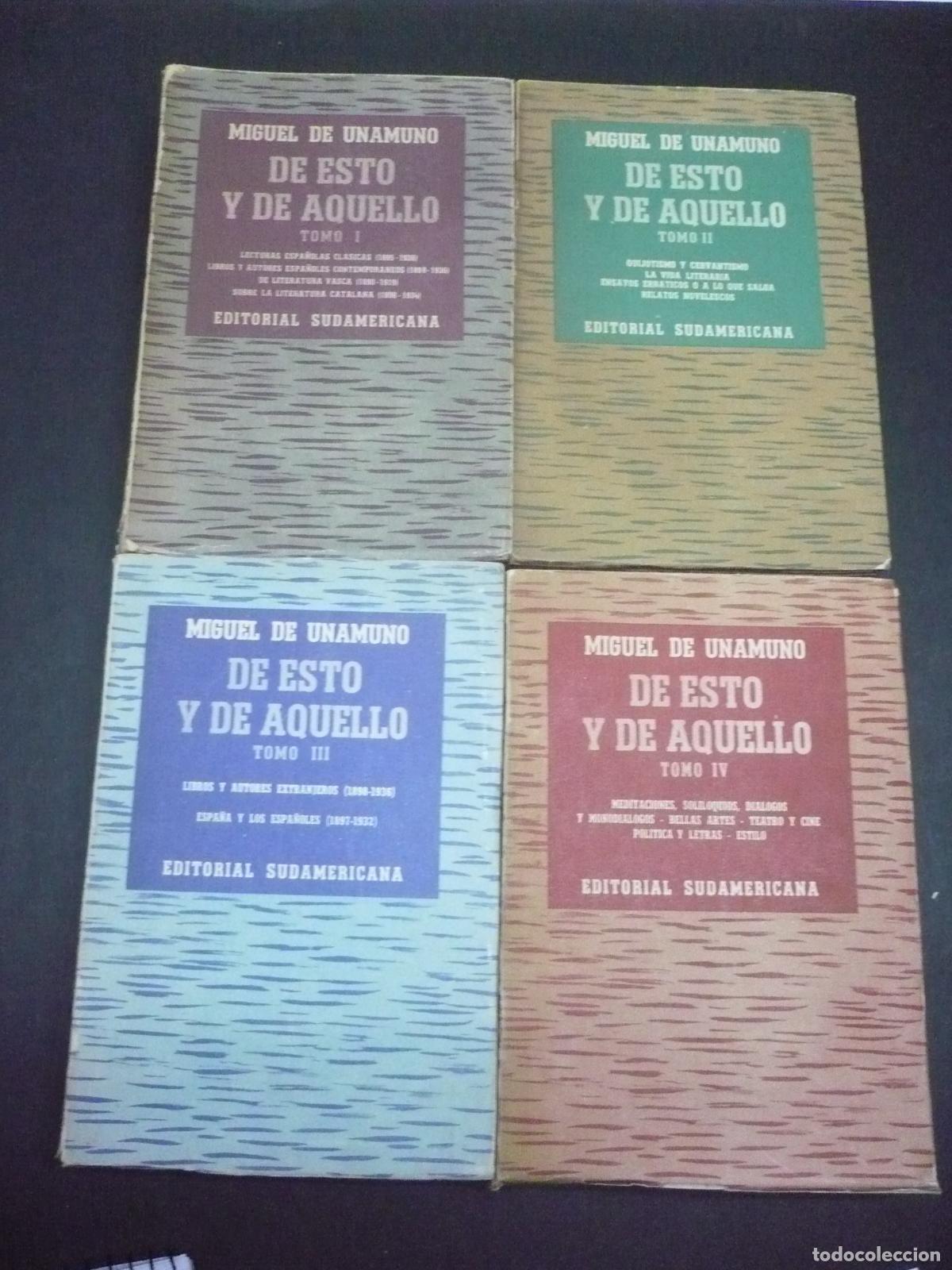 Libros: DE ESTO Y DE AQUELLO. - UNAMUNO, MIGUEL DE. - Foto 1