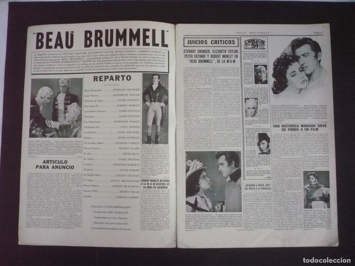 Libros: BEAU BRUMMELL. Folleto publicitario. - Foto 1