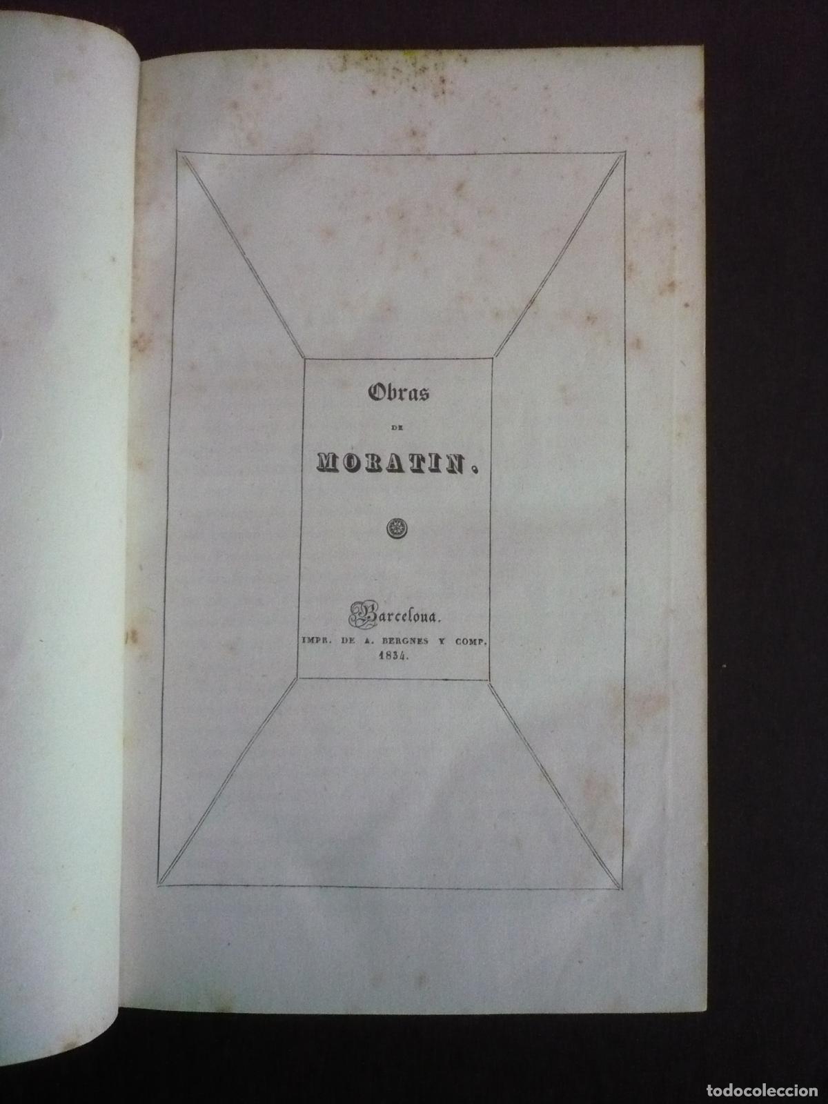 Libros: OBRAS DE MORAT&Iacute;N. - FERNANDEZ DE MORAT&Iacute;N, LEANDRO.. - Foto 1
