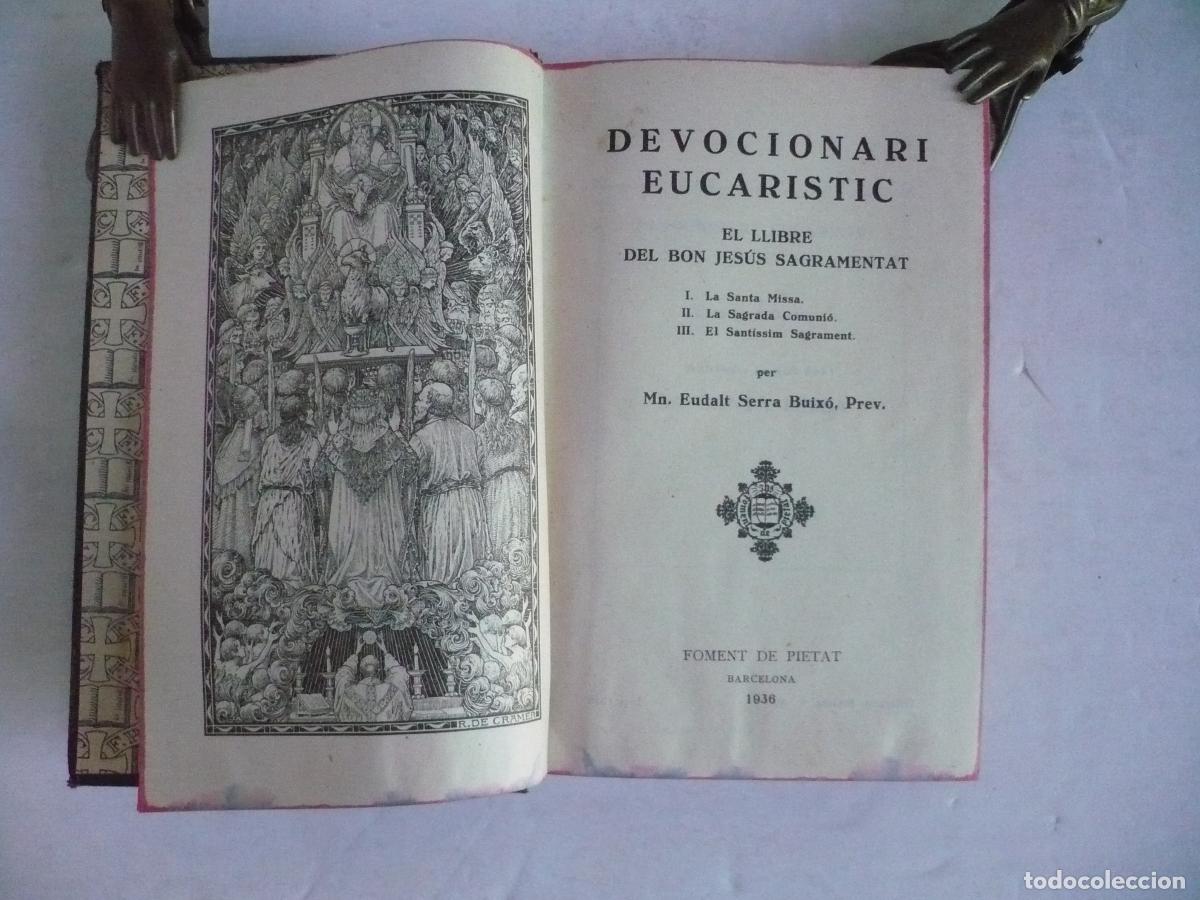 Libros: DEVOCIONARI EUCARISTIC. El llibre del Bon Jes&uacute;s Sagramentat. - Foto 1