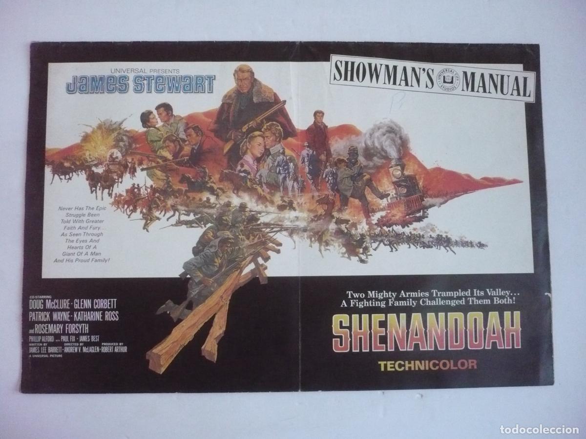 Libros: SHOWMANS MANUAL. SHENANDOAH Technicolor. James Stewart. - Foto 1