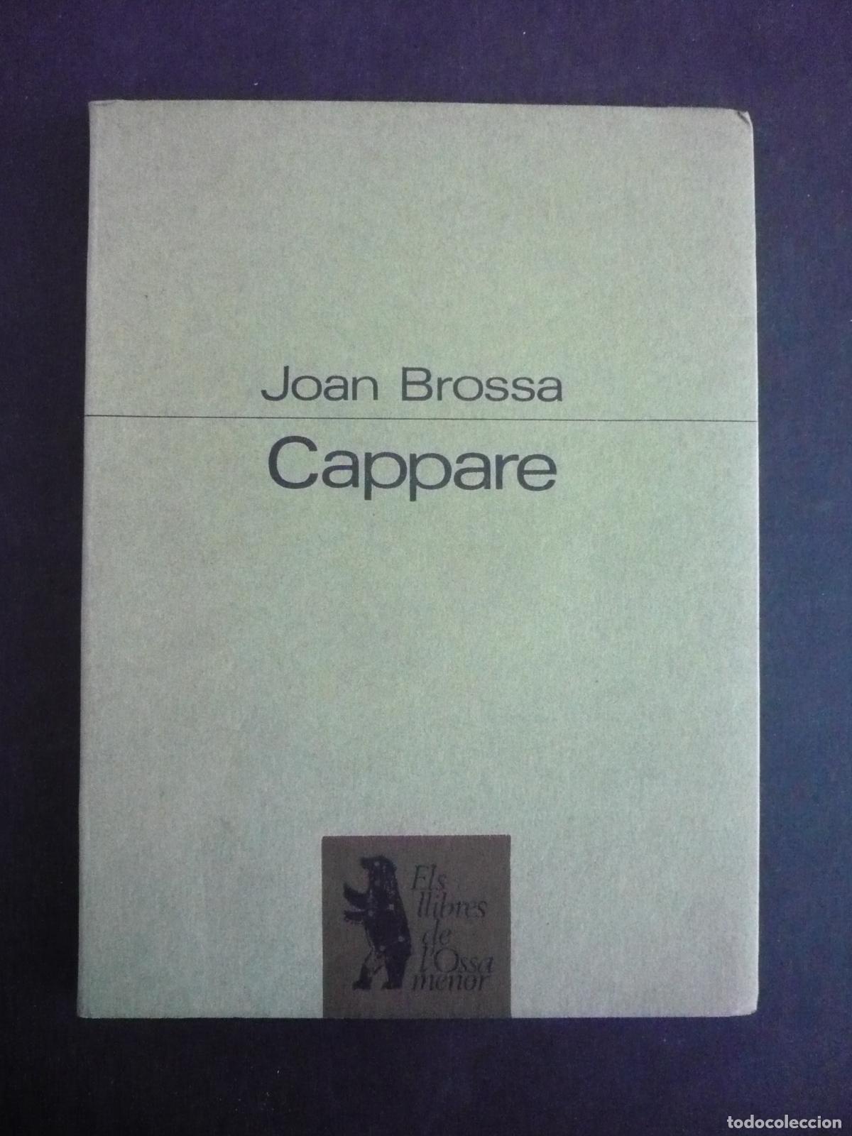 Libros: CAPPARE. - BROSSA, JOAN. - Foto 1