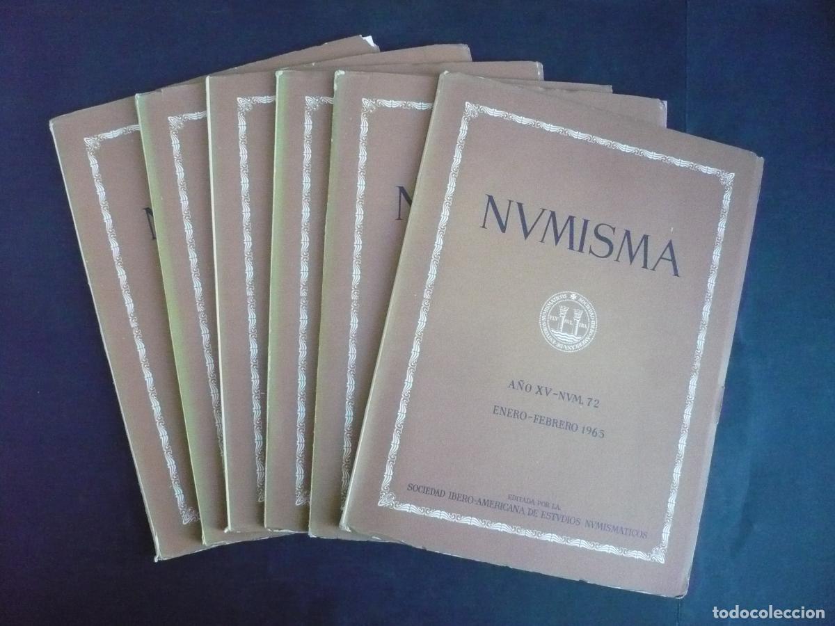 Bücher: NUMISMA. AÑO XV. Completo.