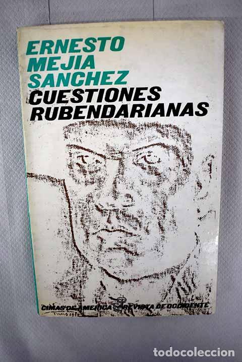 Libros: Cuestiones rubendarianas.- Mej&iacute;a S&aacute;nchez, Ernesto - Foto 1