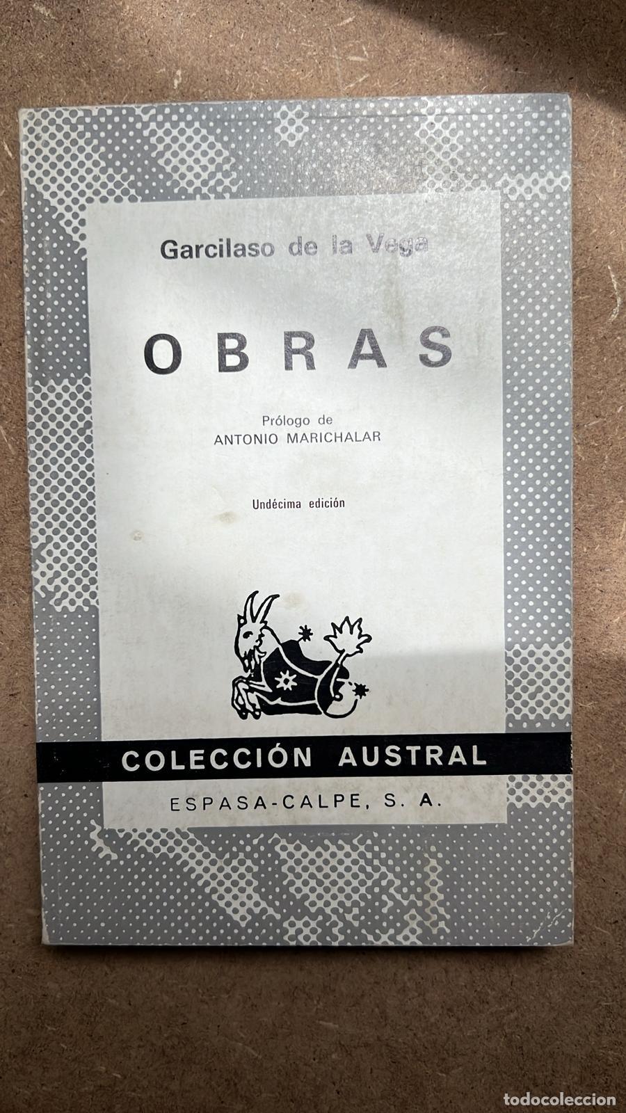 Libros: OBRAS - Garcilaso de la Vega - Foto 1