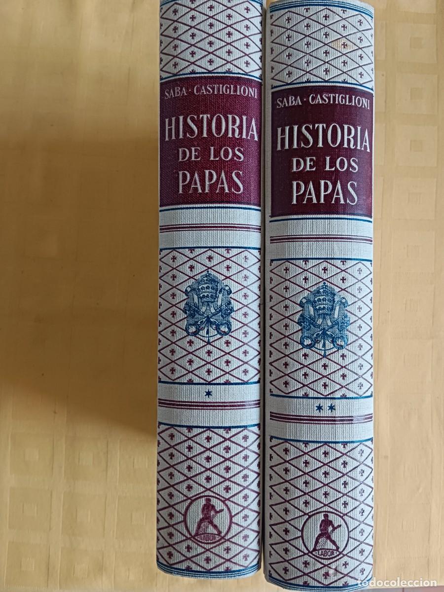Libros: HISTORIA DE LOS PAPAS - 2 TOMOS - Agustin Saba - Foto 1