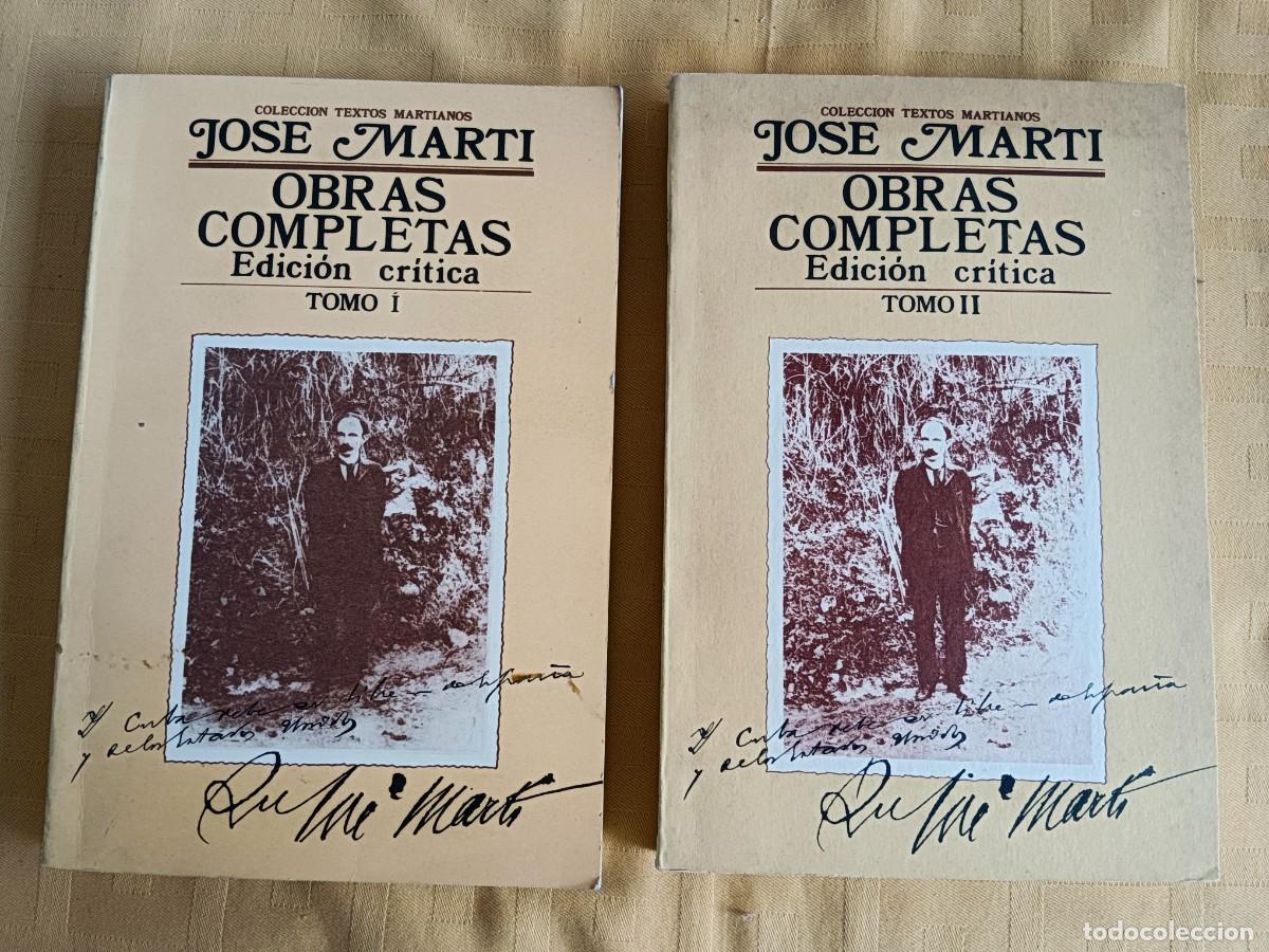 Libros: OBRAS COMPLETAS - EDICION CRITICA - 2 TOMOS - Jose Marti - Foto 1