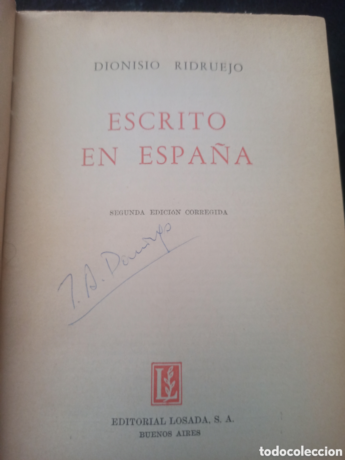 Libros: Dionisio Ridruejo - Escrito en Espa&ntilde;a - Foto 3