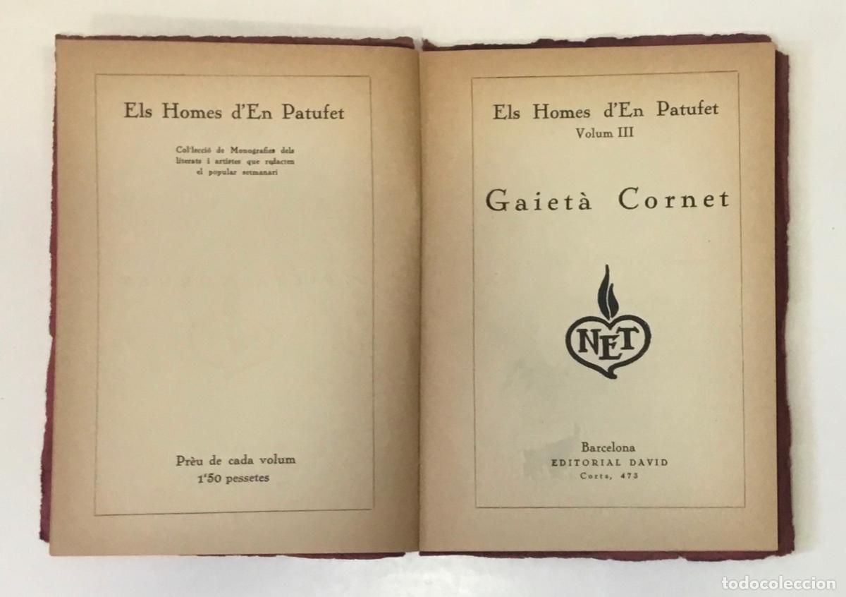 Libros: Els homes den Patufet. GAIET&Agrave; CORNET. - Foto 2