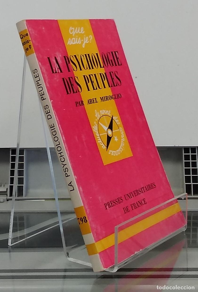B&uuml;cher: La psychologie des peuples - Abel Miroglio