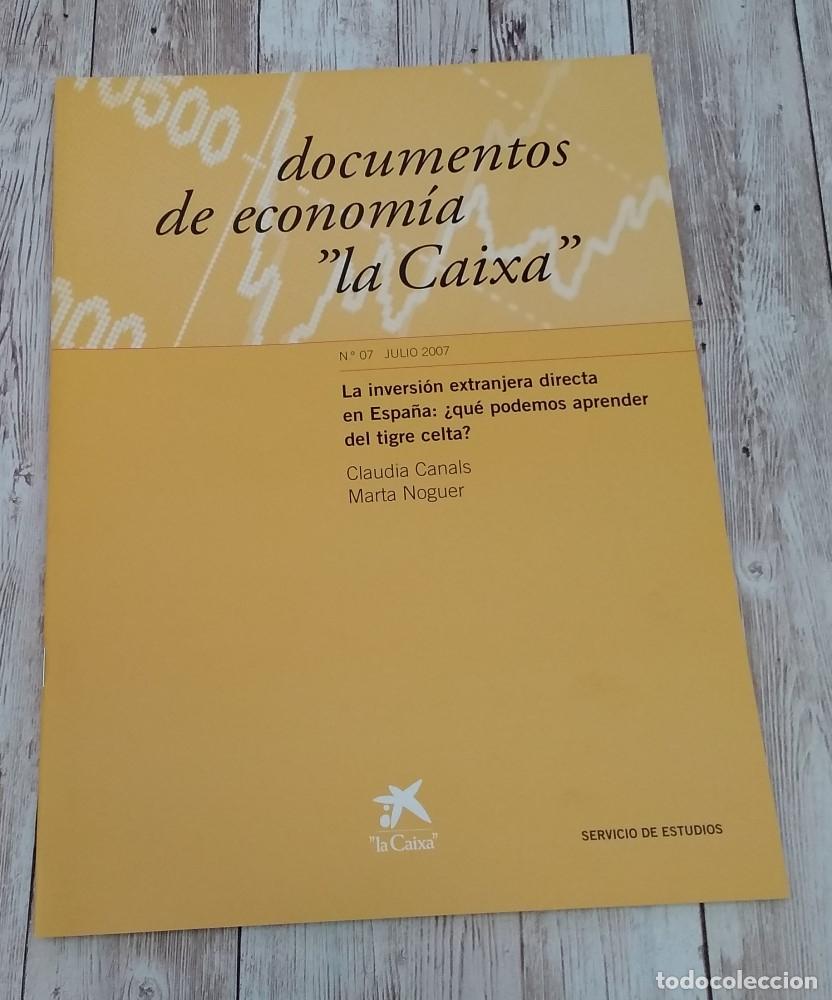 books: 07. julio 2007. La inversi&oacute;n extranjera directa en Espa&ntilde;a: &iquest;qu&eacute; podemos aprender del tigre celta? -