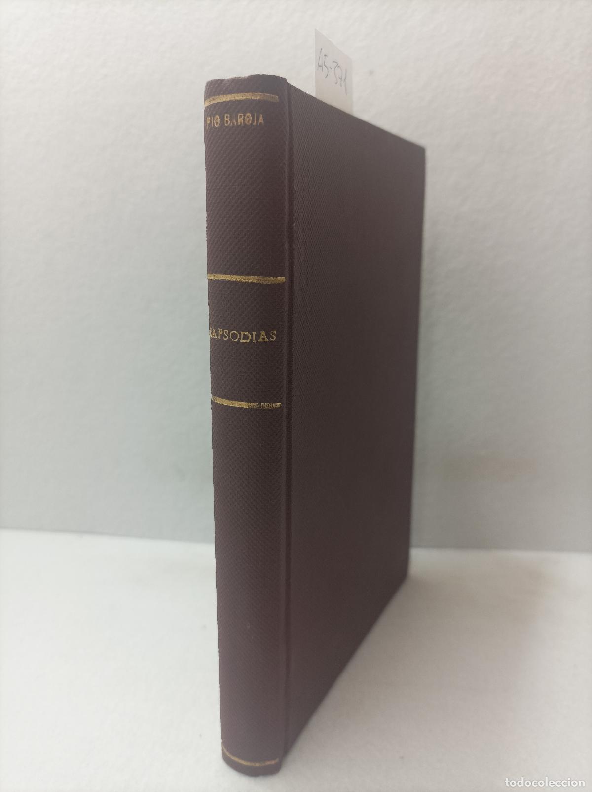 Libros: BAROJA, P&iacute;o: - Rapsodias. - Foto 1